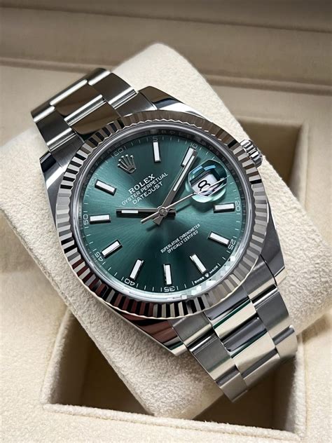 buy rolex datejust 41mm|rolex 41mm datejust mint dial.